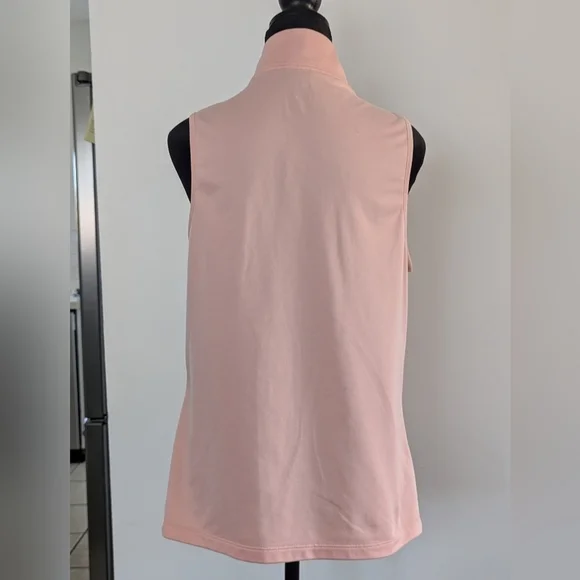Nike Therma-FIT Essential Running Vest Arctic Light Pink Orange Women Size Large - Picture 2 of 9